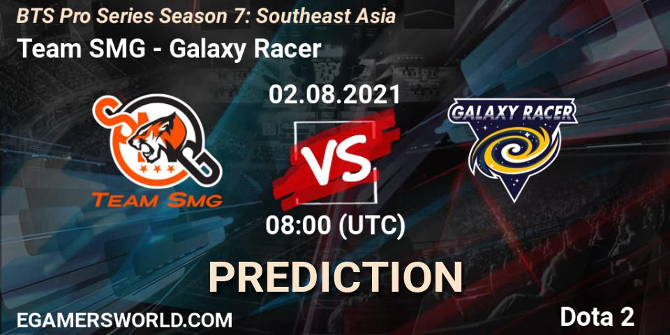 Team SMG - Galaxy Racer: прогноз. 02.08.2021 at 08:15, Dota 2, BTS Pro Series Season 7: Southeast Asia