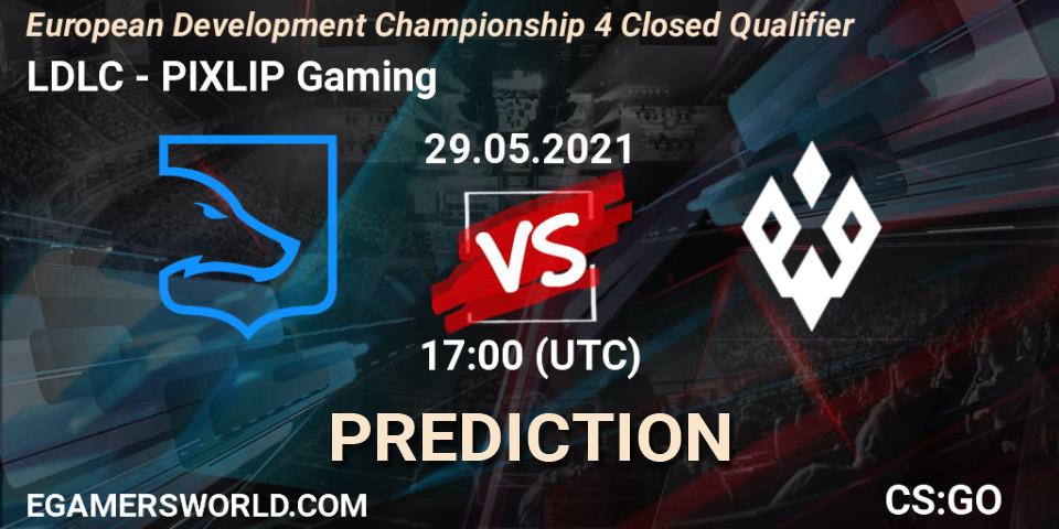 LDLC - PIXLIP Gaming: прогноз. 29.05.2021 at 13:30, Counter-Strike (CS2), European Development Championship 4 Closed Qualifier