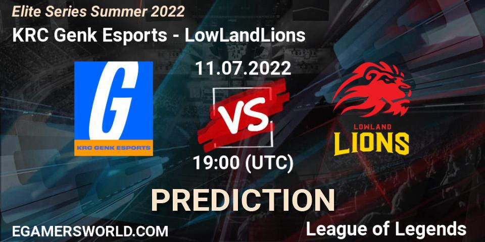 KRC Genk Esports - LowLandLions: прогноз. 11.07.22, LoL, Elite Series Summer 2022