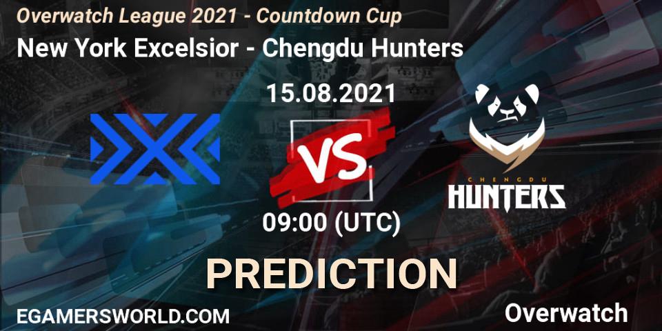 New York Excelsior - Chengdu Hunters: прогноз. 15.08.2021 at 09:00, Overwatch, Overwatch League 2021 - Countdown Cup