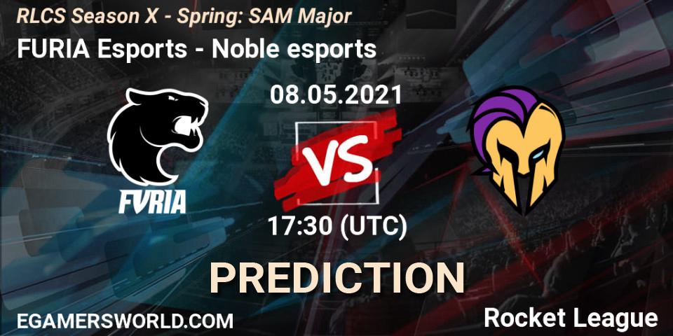 FURIA Esports - Noble esports: прогноз. 08.05.2021 at 17:30, Rocket League, RLCS Season X - Spring: SAM Major