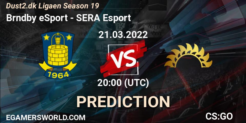 Brøndby eSport - SERA Esport: прогноз. 21.03.2022 at 20:00, Counter-Strike (CS2), Dust2.dk Ligaen Season 19