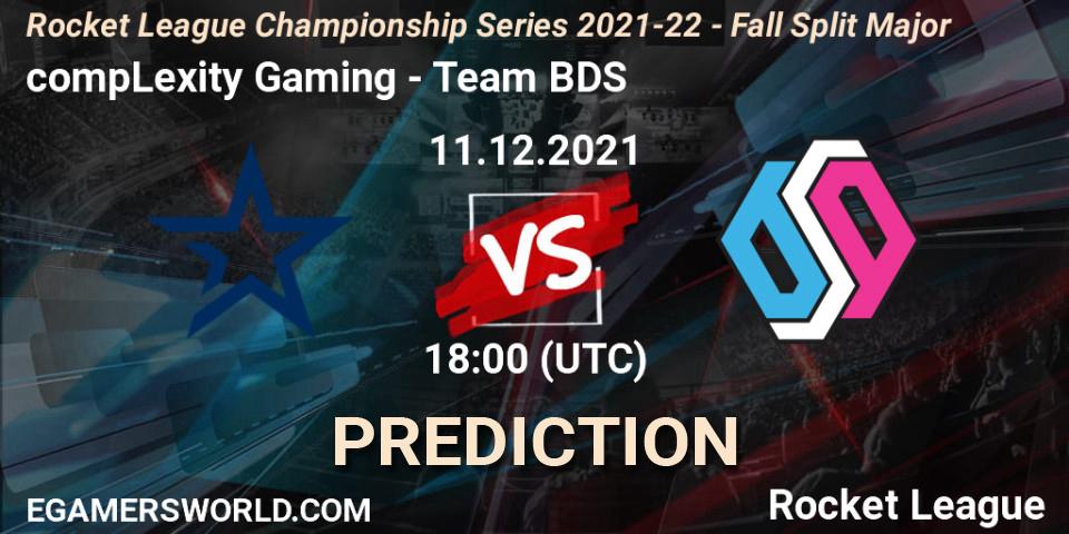 compLexity Gaming - Team BDS: прогноз. 11.12.21, Rocket League, RLCS 2021-22 - Fall Split Major