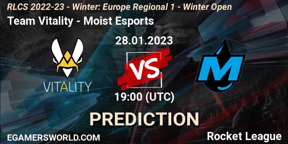 Team Vitality - Moist Esports: прогноз. 28.01.23, Rocket League, RLCS 2022-23 - Winter: Europe Regional 1 - Winter Open