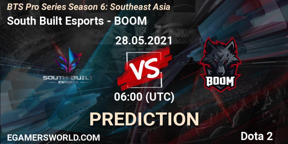 South Built Esports - BOOM: прогноз. 28.05.2021 at 06:06, Dota 2, BTS Pro Series Season 6: Southeast Asia
