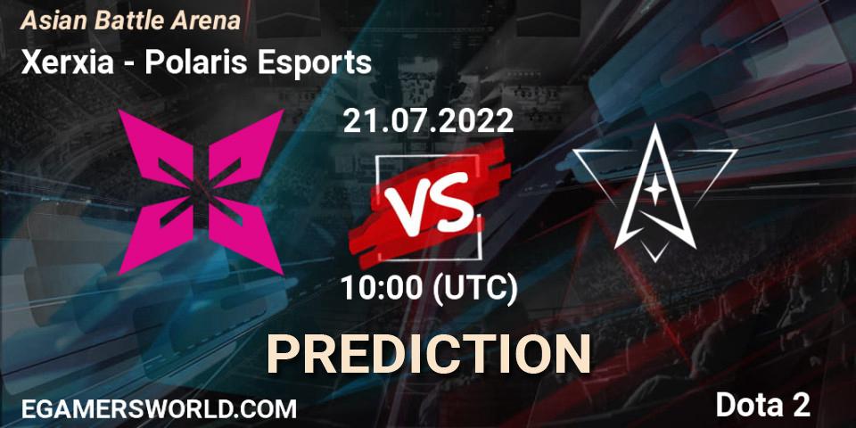 Xerxia - Polaris Esports: прогноз. 21.07.2022 at 10:13, Dota 2, Asian Battle Arena
