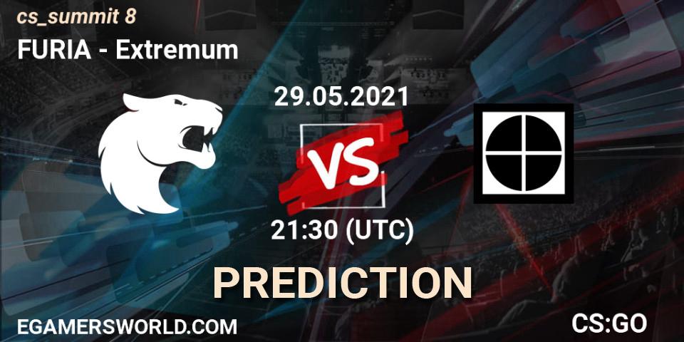 FURIA - Extremum: прогноз. 29.05.2021 at 21:30, Counter-Strike (CS2), cs_summit 8