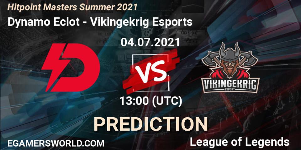 Dynamo Eclot - Vikingekrig Esports: прогноз. 04.07.2021 at 13:00, LoL, Hitpoint Masters Summer 2021