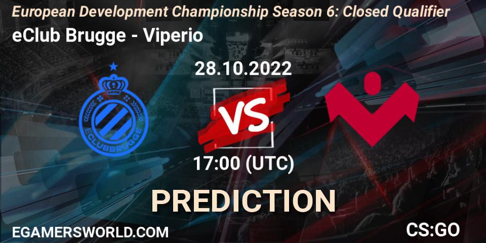 eClub Brugge - Viperio: прогноз. 28.10.22, CS2 (CS:GO), European Development Championship Season 6: Closed Qualifier