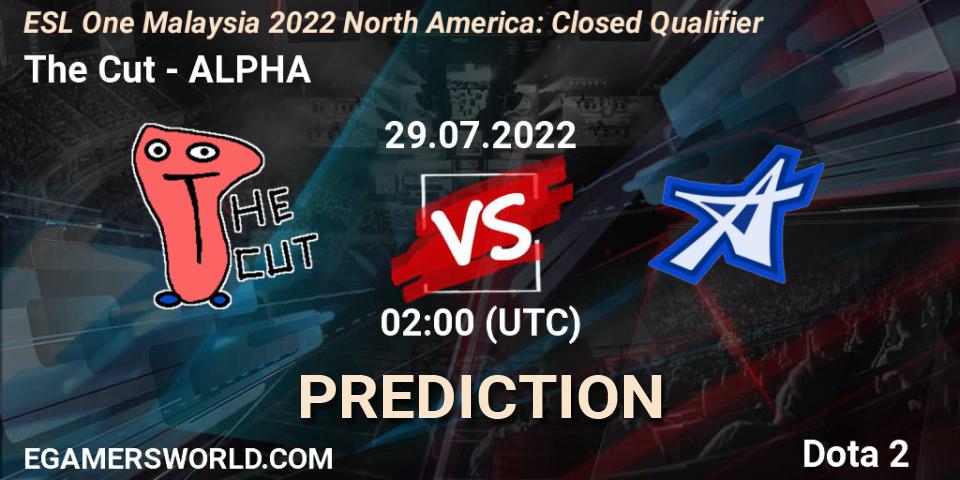 The Cut - ALPHA: прогноз. 29.07.2022 at 02:03, Dota 2, ESL One Malaysia 2022 North America: Closed Qualifier