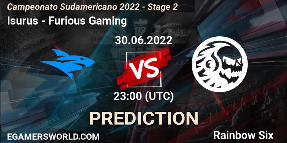 Isurus - Furious Gaming: прогноз. 30.06.2022 at 23:00, Rainbow Six, Campeonato Sudamericano 2022 - Stage 2