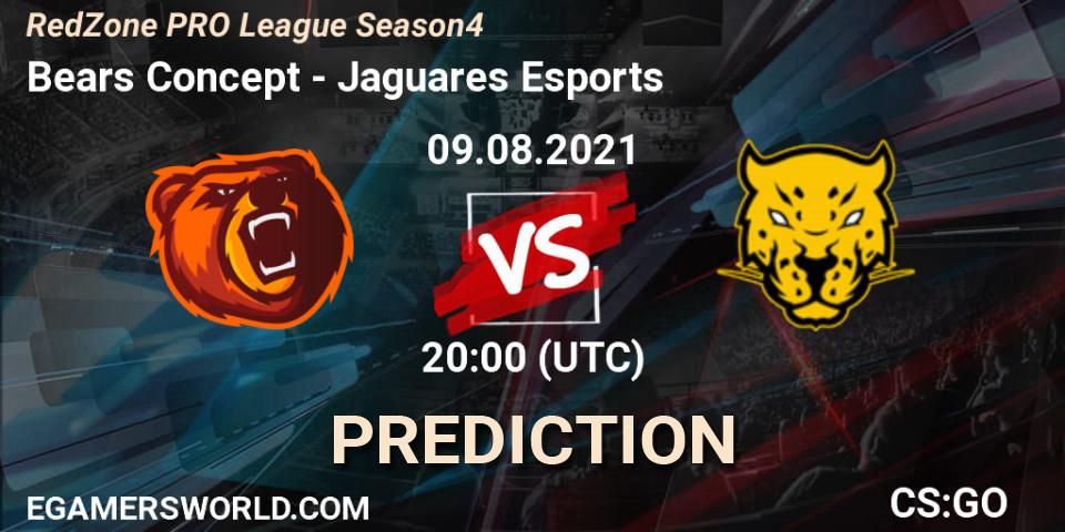 Bears Concept - Jaguares Esports: прогноз. 09.08.2021 at 20:00, Counter-Strike (CS2), RedZone PRO League Season 4