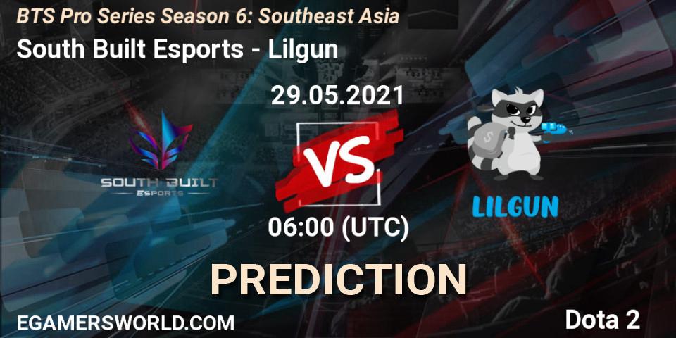 South Built Esports - Lilgun: прогноз. 29.05.2021 at 06:00, Dota 2, BTS Pro Series Season 6: Southeast Asia