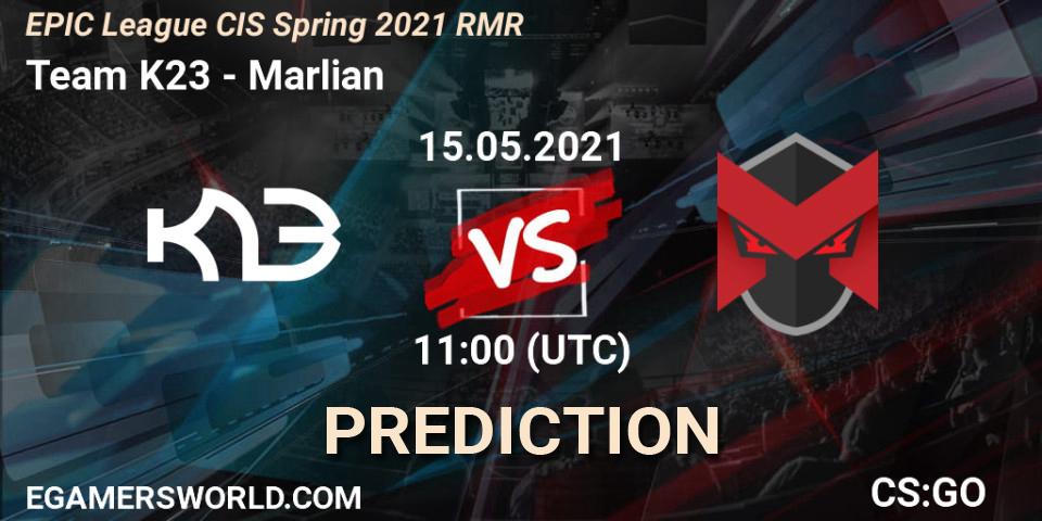 Team K23 - Marlian: прогноз. 15.05.2021 at 11:00, Counter-Strike (CS2), EPIC League CIS Spring 2021 RMR