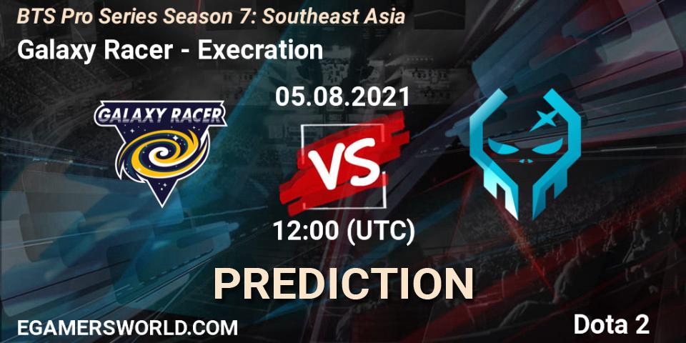 Galaxy Racer - Execration: прогноз. 05.08.2021 at 13:02, Dota 2, BTS Pro Series Season 7: Southeast Asia