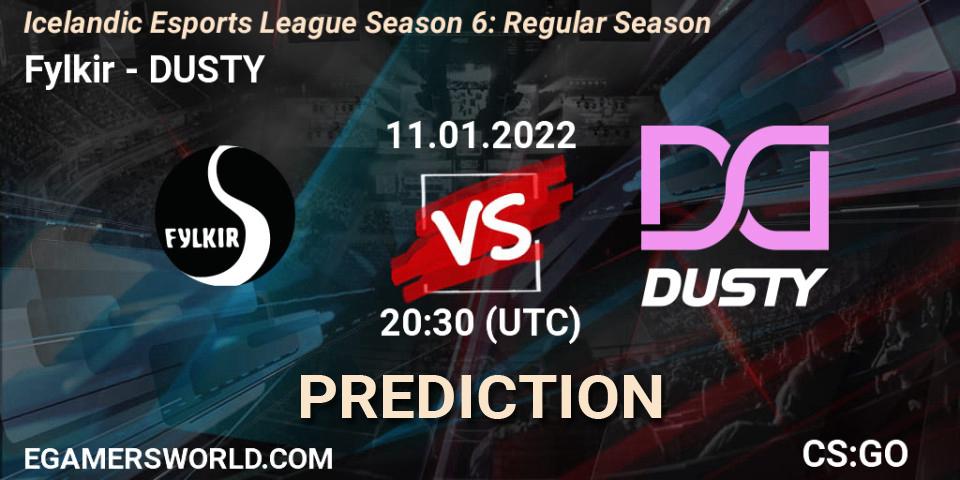 Fylkir - DUSTY: прогноз. 11.01.2022 at 20:30, Counter-Strike (CS2), Icelandic Esports League Season 6: Regular Season