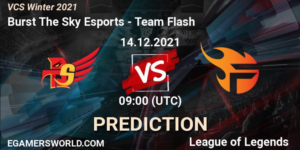 Burst The Sky Esports - Team Flash: прогноз. 14.12.2021 at 09:00, LoL, VCS Winter 2021