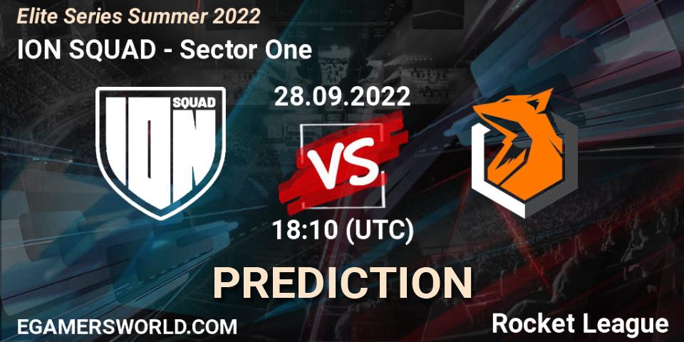 ION SQUAD - Sector One: прогноз. 28.09.22, Rocket League, Elite Series Summer 2022