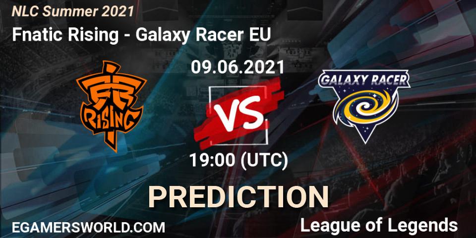 Fnatic Rising - Galaxy Racer EU: прогноз. 09.06.2021 at 19:00, LoL, NLC Summer 2021