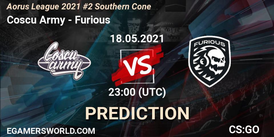 Coscu Army - Furious: прогноз. 18.05.2021 at 23:00, Counter-Strike (CS2), Aorus League 2021 #2 Southern Cone