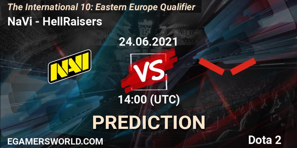 NaVi - HellRaisers: прогноз. 24.06.2021 at 14:31, Dota 2, The International 10: Eastern Europe Qualifier