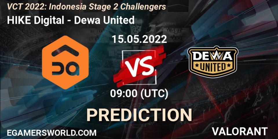 HIKE Digital - Dewa United: прогноз. 15.05.2022 at 09:00, VALORANT, VCT 2022: Indonesia Stage 2 Challengers