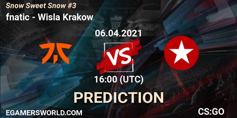 fnatic - Wisla Krakow: прогноз. 06.04.2021 at 16:45, Counter-Strike (CS2), Snow Sweet Snow #3