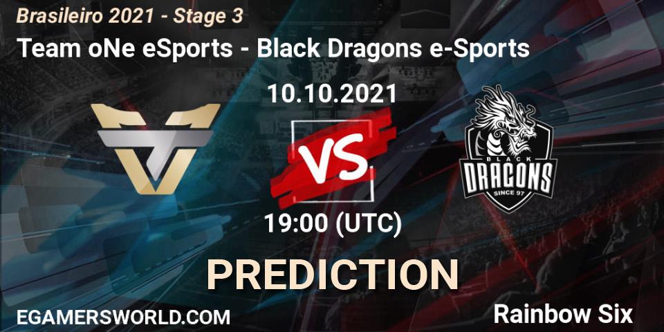 Team oNe eSports - Black Dragons e-Sports: прогноз. 10.10.21, Rainbow Six, Brasileirão 2021 - Stage 3