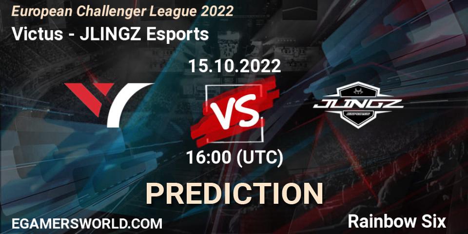 Victus - JLINGZ Esports: прогноз. 15.10.2022 at 16:00, Rainbow Six, European Challenger League 2022