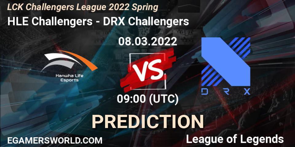 HLE Challengers - DRX Challengers: прогноз. 08.03.2022 at 09:00, LoL, LCK Challengers League 2022 Spring