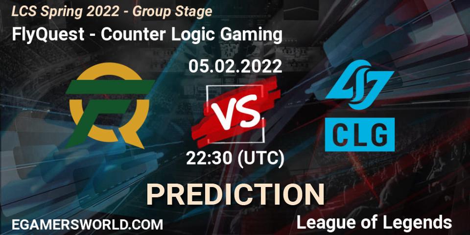 FlyQuest - Counter Logic Gaming: прогноз. 05.02.22, LoL, LCS Spring 2022 - Group Stage