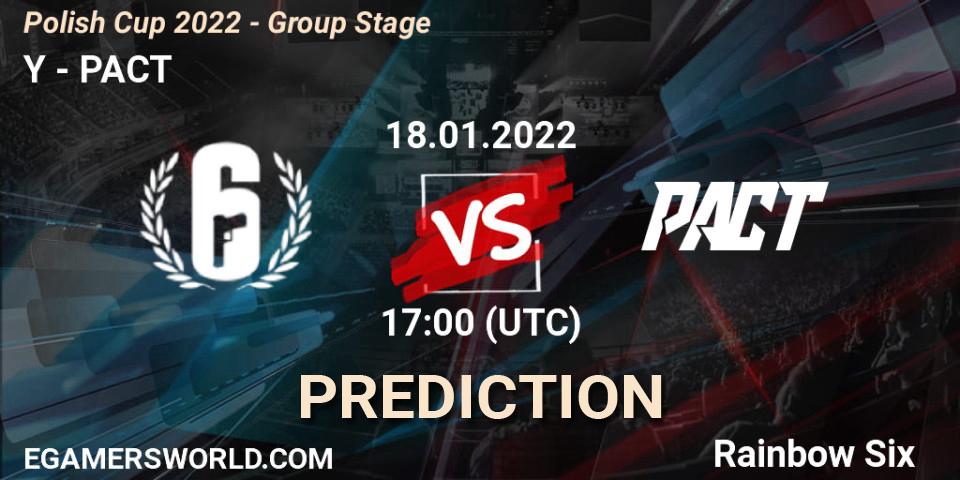 YŚ - PACT: прогноз. 18.01.2022 at 17:00, Rainbow Six, Polish Cup 2022 - Group Stage