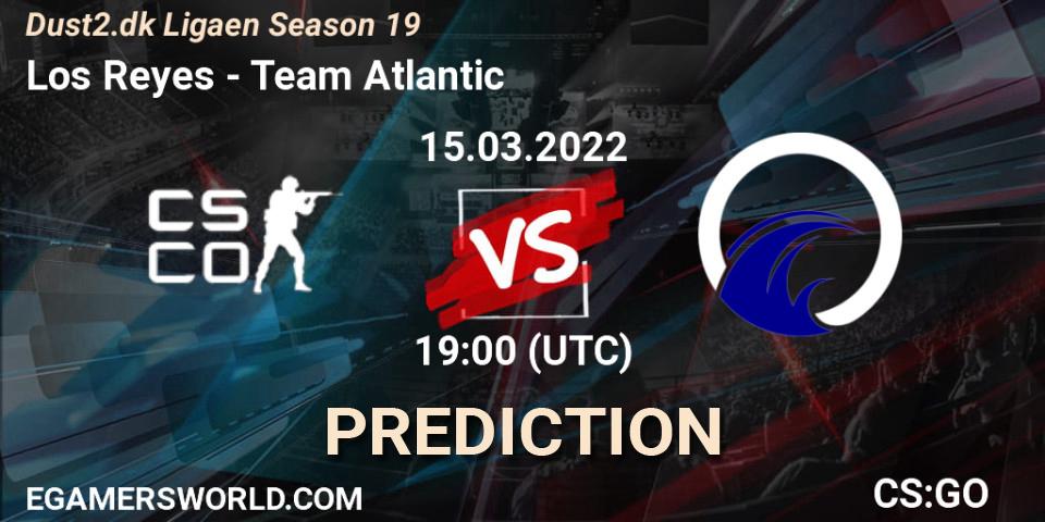 Los Reyes - Team Atlantic: прогноз. 15.03.2022 at 19:00, Counter-Strike (CS2), Dust2.dk Ligaen Season 19