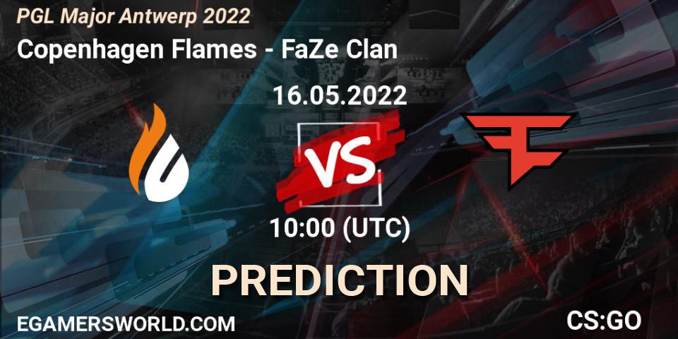 Copenhagen Flames - FaZe Clan: прогноз. 16.05.2022 at 10:00, Counter-Strike (CS2), PGL Major Antwerp 2022