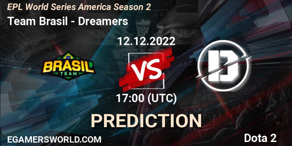Team Brasil - Dreamers: прогноз. 12.12.22, Dota 2, EPL World Series America Season 2
