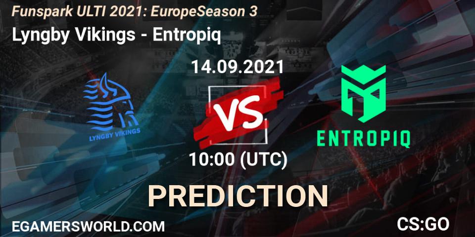 Lyngby Vikings - Entropiq: прогноз. 14.09.2021 at 10:00, Counter-Strike (CS2), Funspark ULTI 2021: Europe Season 3