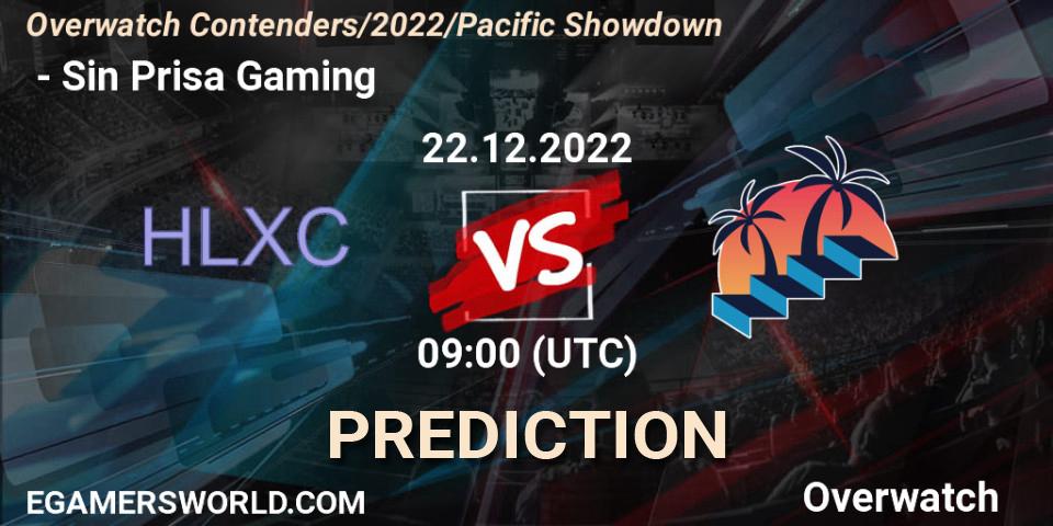 荷兰小车 - Sin Prisa Gaming: прогноз. 22.12.22, Overwatch, Overwatch Contenders 2022 Pacific Showdown