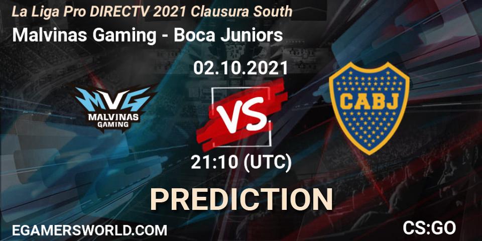 Malvinas Gaming - Boca Juniors: прогноз. 02.10.2021 at 21:10, Counter-Strike (CS2), La Liga Season 4: Sur Pro Division - Clausura