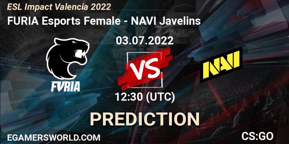 FURIA Esports Female - NAVI Javelins: прогноз. 03.07.2022 at 11:40, Counter-Strike (CS2), ESL Impact Valencia 2022