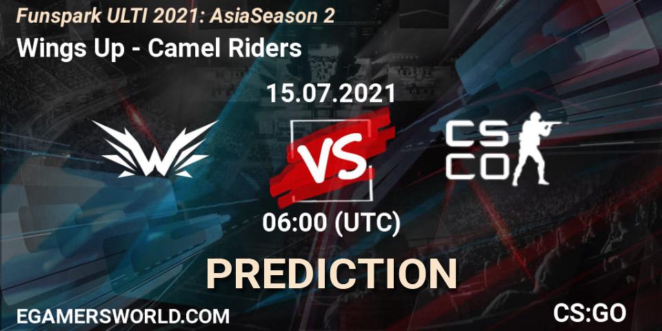 Wings Up - Camel Riders: прогноз. 15.07.2021 at 06:40, Counter-Strike (CS2), Funspark ULTI 2021: Asia Season 2