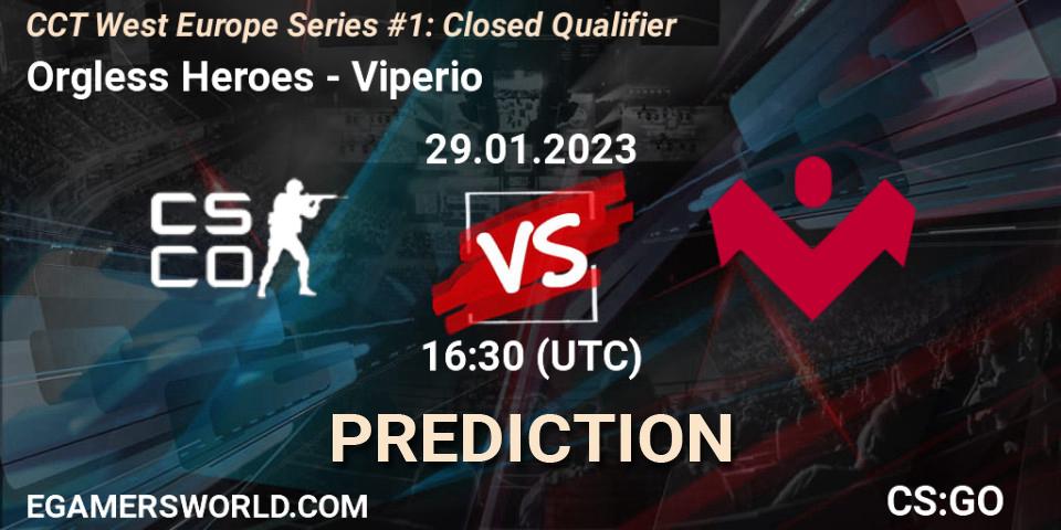 Orgless Heroes - Viperio: прогноз. 29.01.23, CS2 (CS:GO), CCT West Europe Series #1: Closed Qualifier