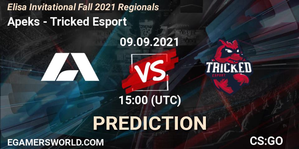 Apeks - Tricked Esport: прогноз. 09.09.21, CS2 (CS:GO), Elisa Invitational Fall 2021 Regionals