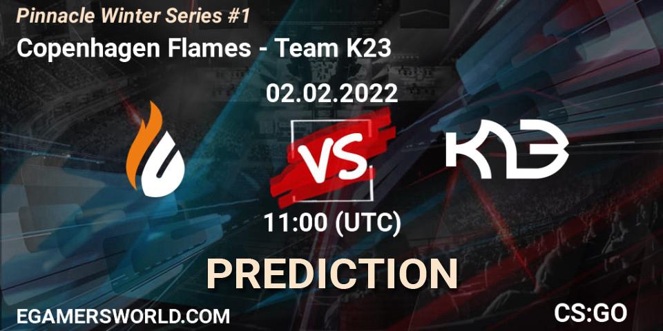 Copenhagen Flames - Team K23: прогноз. 02.02.2022 at 11:00, Counter-Strike (CS2), Pinnacle Winter Series #1