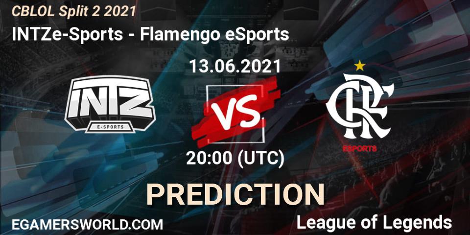 INTZ e-Sports - Flamengo eSports: прогноз. 13.06.2021 at 20:00, LoL, CBLOL Split 2 2021