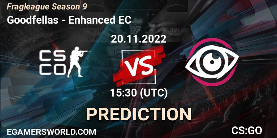Goodfellas - Enhanced EC: прогноз. 20.11.2022 at 15:30, Counter-Strike (CS2), Fragleague Season 9