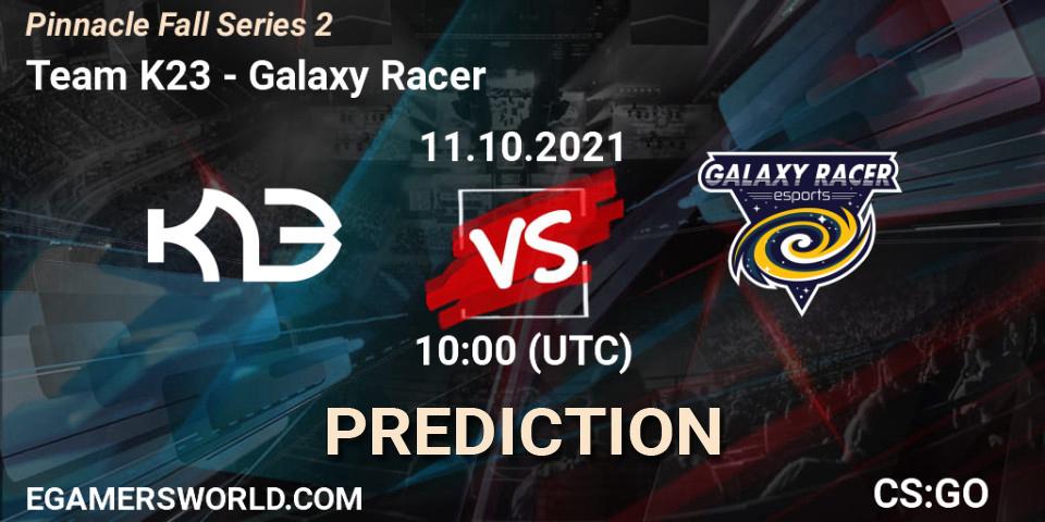 Team K23 - Galaxy Racer: прогноз. 11.10.2021 at 10:00, Counter-Strike (CS2), Pinnacle Fall Series #2