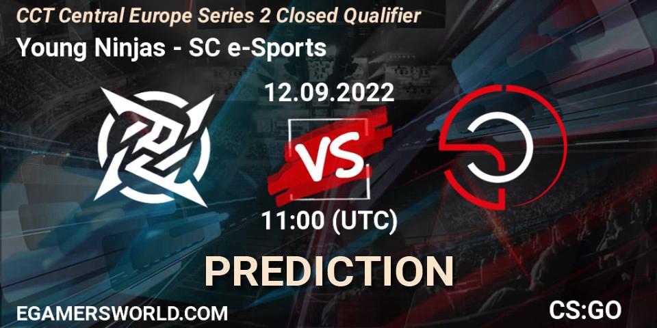 Young Ninjas - SC e-Sports: прогноз. 12.09.2022 at 11:00, Counter-Strike (CS2), CCT Central Europe Series 2 Closed Qualifier