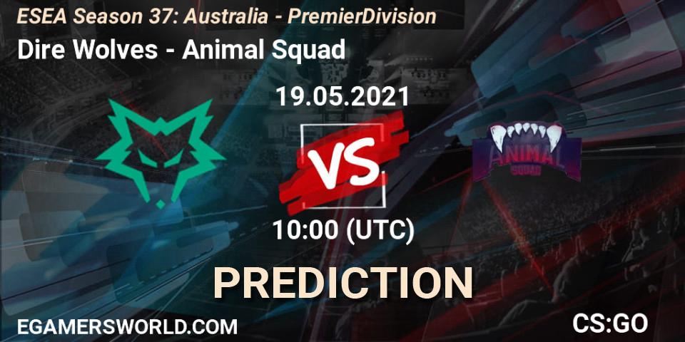 Dire Wolves - Animal Squad: прогноз. 19.05.2021 at 10:00, Counter-Strike (CS2), ESEA Season 37: Australia - Premier Division