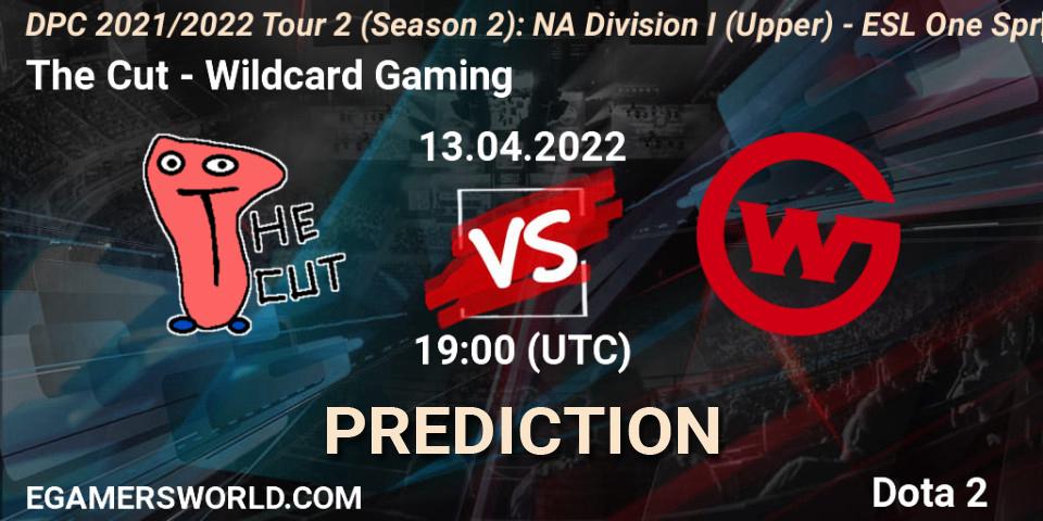 The Cut - Wildcard Gaming: прогноз. 13.04.2022 at 20:00, Dota 2, DPC 2021/2022 Tour 2 (Season 2): NA Division I (Upper) - ESL One Spring 2022
