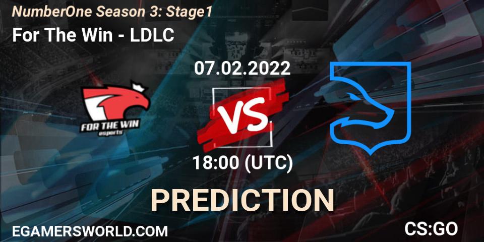 For The Win - LDLC: прогноз. 07.02.2022 at 18:00, Counter-Strike (CS2), NumberOne Season 3: Stage 1
